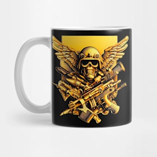 Guns and Skull Mug